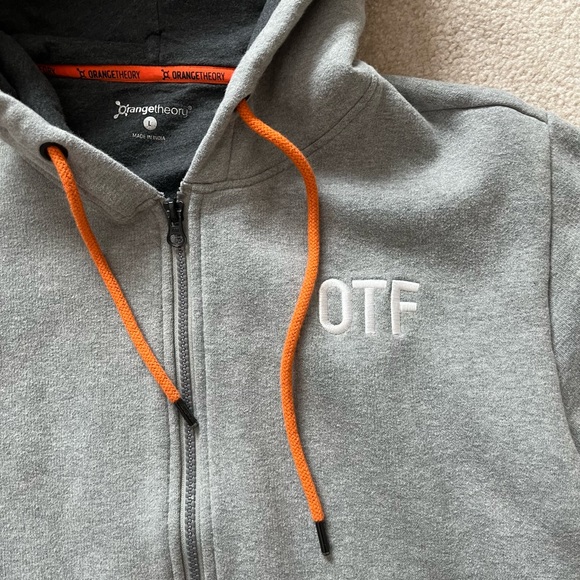 Orangetheory Full Zip Hooded Sweatshirt - Large - Picture 2 of 5